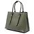 Bolsa Satchel Prada Verde Grande em Couro Saffiano com Alças Duplas - vista 2