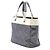 Chanel Paris Biarritz Tote aus beschichtetem Canvas, gesteppt, Silber, Medium - Ansicht 2