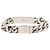 Bracciale a catena Monogram in ottone argentato Louis Vuitton - vista 3