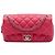 Chanel Pink Medium Quilted Caviar Easy Flap