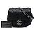 Chanel Mini Quilted Lambskin Chain Around Flap Schwarz - Ansicht 8