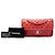 Chanel Red Medium Quilted Caviar French Riviera Flap - Ansicht 7