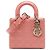 Dior Pink Small Patent Cannage Lady Dior