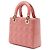 Dior Pink Small Patent Cannage Lady Dior - Ansicht 2