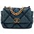 Chanel Blue Medium Denim 19 Flap