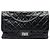 Chanel Black Quilted Aged Calfskin Reissue 2.55 Double Flap 227