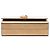 Autre Marque Saint Laurent Gold Small Metallic Grain de Poudre Monogram Kate Box Chain Crossbody - vista 3