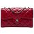 Chanel Red Small Quilted Lambskin Citizen Zip Flap