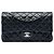 Chanel Black Medium Classic Lambskin Double Flap