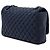 Chanel Blue Large Quilted Iridescent Calfskin New Bubble Flap - vista 2
