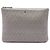 Clutch Chanel Gray Medium Studded Lambskin O Case