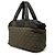 Sacola Chanel Coco Cocoon em nylon acolchoado marrom tamanho Medium - vista 2