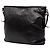 Bolsa Messenger Prada em couro de bezerro macio preto com bolso frontal, Large - vista 2