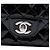 Chanel Black Medium Quilted Patent Secret Label Flap - vue 5