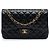 Chanel Black Jumbo Classic Lambskin Double Flap