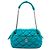 Bolsa de Ombro Chanel Blue Quilted Nylon Bubble