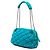 Bolsa de Ombro Chanel Blue Quilted Nylon Bubble - vista 2