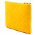 Chanel Yellow Medium CC Quilted Velvet O Case Clutch - Ansicht 2
