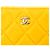 Chanel Yellow Medium CC Quilted Velvet O Case Clutch - Ansicht 5
