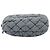 Bolso de hombro Chanel Bubble de nailon acolchado a rayas gris - vista 3