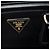 Sac Prada Black Medium Saffiano Vernice Parabole Tote - vue 5