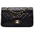 Chanel Black Medium Classic Lambskin Double Flap