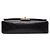 Chanel Black Medium Classic Lambskin Double Flap - vista 3