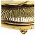 Spilla rotonda Chanel Gold CC placcata oro - vista 5