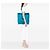 Tote reversibile Bolster in suede blu e shearling Bottega Veneta - vista 5