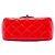 Chanel Red Mini Square Classic Patent Single Flap - Ansicht 3