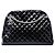 Borsa Bowling Just Mademoiselle Chanel in vernice matelassé nera Large
