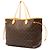 Louis Vuitton Brown Monogram Neverfull GM - vue 2