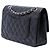 Chanel Black Medium Classic Caviar Double Flap - vue 2