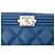 Le Boy Chanel Blue Medium Quilted Caviar Boy O Case Clutch - vista 5