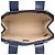 Sac Cabas Woody Chloé Bleu Medium en cuir de veau - vue 4