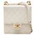 Chanel White Small Lambskin Chic Pearls Flap