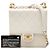 Chanel White Small Lambskin Chic Pearls Flap - Ansicht 7
