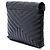 Autre Marque Saint Laurent LouLou Document Clutch aus schwarzem gestepptem Kalbsleder mit Monogramm - Ansicht 2