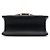 Chanel Black Small Chevron Calfskin Envelope Flap - vista 3