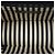 Chanel Black Small Chevron Calfskin Envelope Flap - vista 4