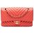 Chanel Pink Medium Classic Chevron Lambskin Double Flap