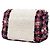 Chanel White CC Tweed and Shearling Single Flap - vue 2