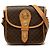 Céline Borsa a tracolla Celine Brown Macadam Coated Canvas