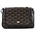 Portafoglio tascabile Goyardine Plumet Nero Goyard