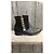 Zadig & Voltaire Arcade Black Leather and Suede Ankle Boots - view 11