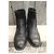 Zadig & Voltaire Arcade Black Leather and Suede Ankle Boots - view 4