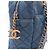 BORSA A MANO CHANEL CAMERA GM LOGO CC IN PELLE CAVIAR GRANA BLEU - vista 9
