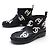 NEW CHANEL SHORT RAIN BOOTS G45076 MULTI LOGO CC 38