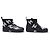 NEW CHANEL SHORT RAIN BOOTS G45076 MULTI LOGO CC 38 - view 3