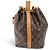 LOUIS VUITTON NOE PM M40818 MONOGRAM CANVAS SCHULTERHANDTASCHE - Ansicht 3